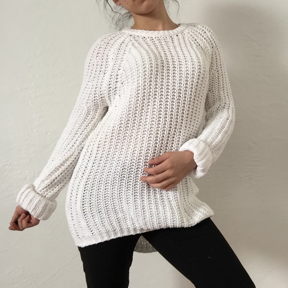 Mango Sweaters - ⬇️❗️White long sleeve sweater Mango